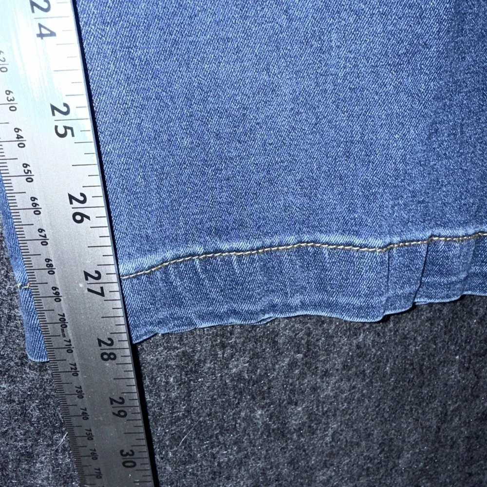 Our Republic For All‎ Womens 22W Mid Rise Trouser Jeans Wide Leg Blue Denim NWT